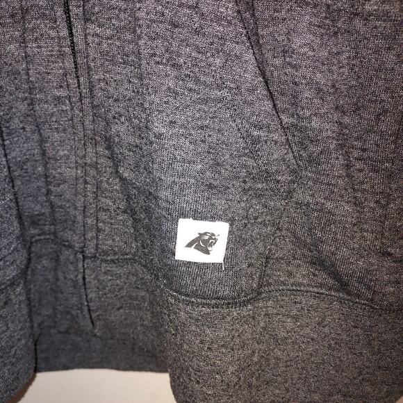 Carolina Panthers Women's Sweatshirt Small Hooded Full Zip NFL Team Apparel - Picture 3 of 7